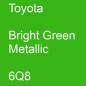 Preview: Toyota, Bright Green Metallic, 6Q8.